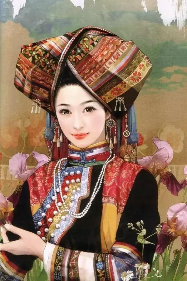 插画美女唯美简约,台湾当代著名的插画家