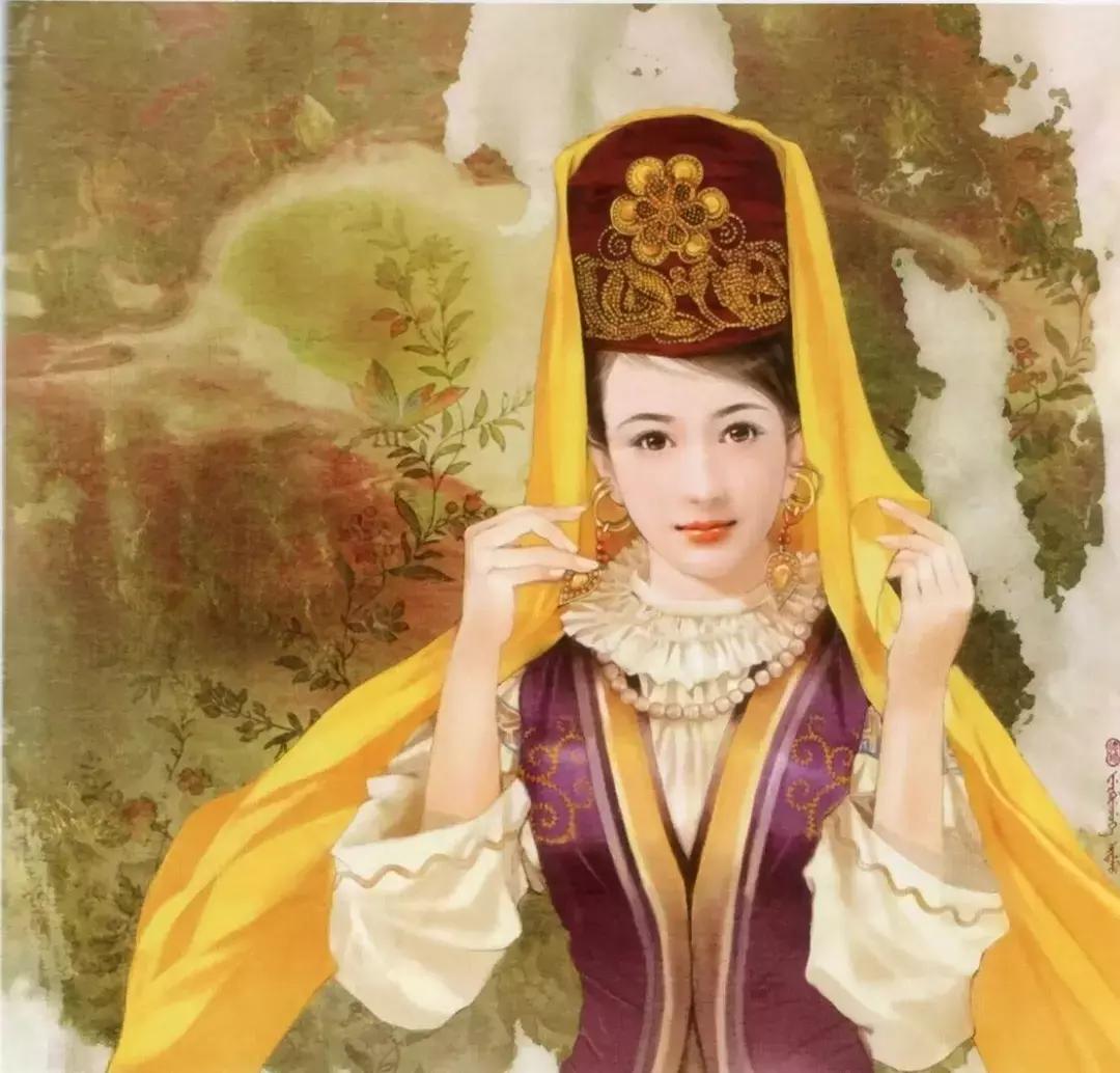 插画美女唯美简约,台湾当代著名的插画家