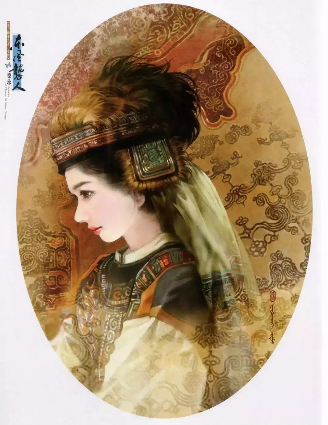 插画美女唯美简约,台湾当代著名的插画家