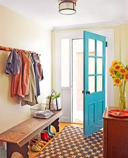 进门就是客厅没有玄关怎么办,进门一字型客厅餐厅一体没有玄关