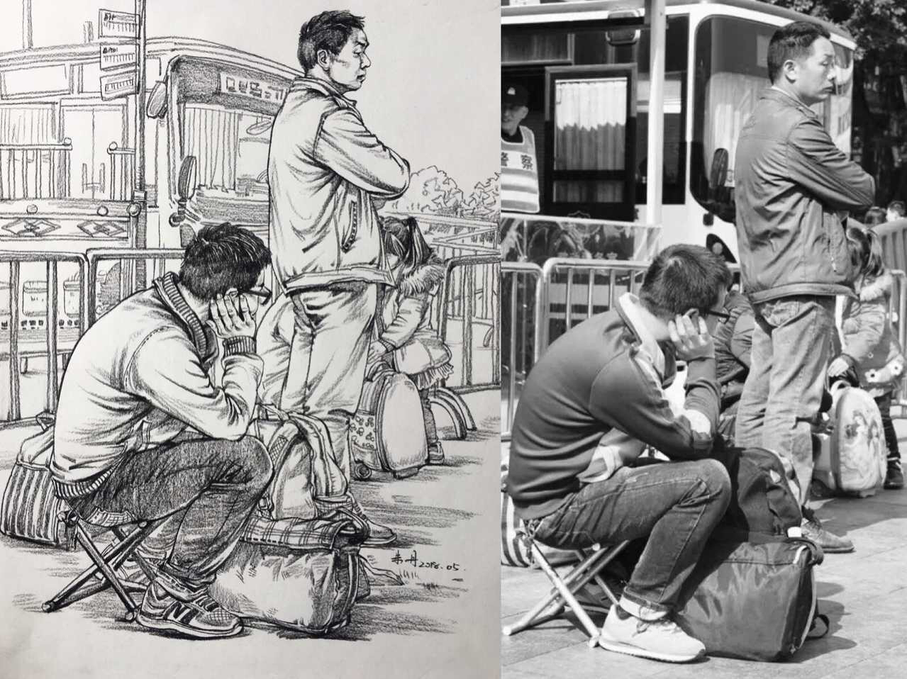 速写怎么画得又快又好高考,如何学会画画速写