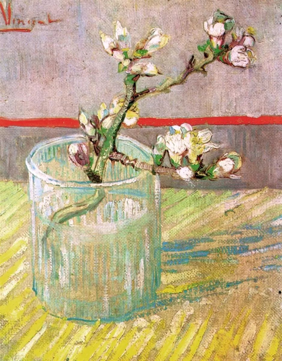 梵高莫奈高清临摹画册,梵高印象派的画
