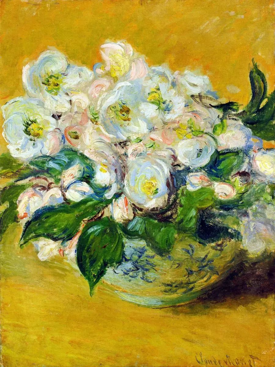 梵高莫奈高清临摹画册,梵高印象派的画