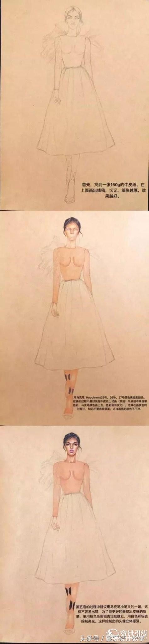 教手绘服装推荐,手绘服装教程零基础