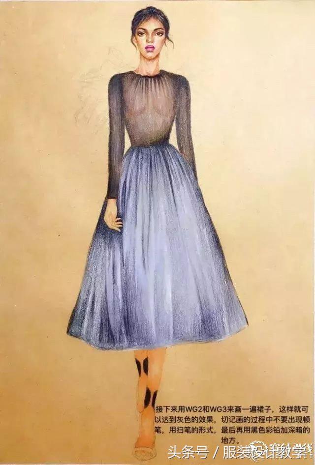 教手绘服装推荐,手绘服装教程零基础