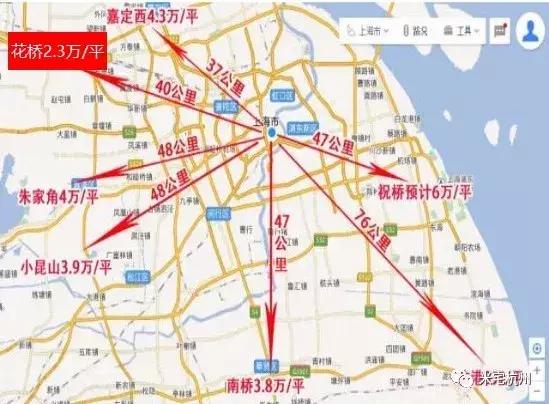 上海郊环内跌破9000元/㎡，花桥打响环沪救市第一枪！