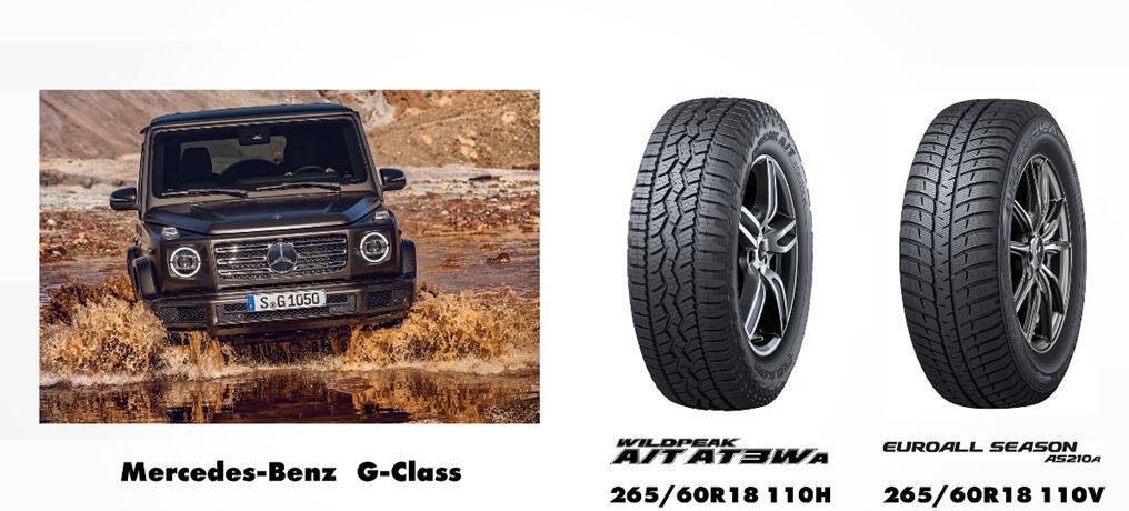 奔驰大g轮胎,飞劲轮胎有冬季胎型号吗