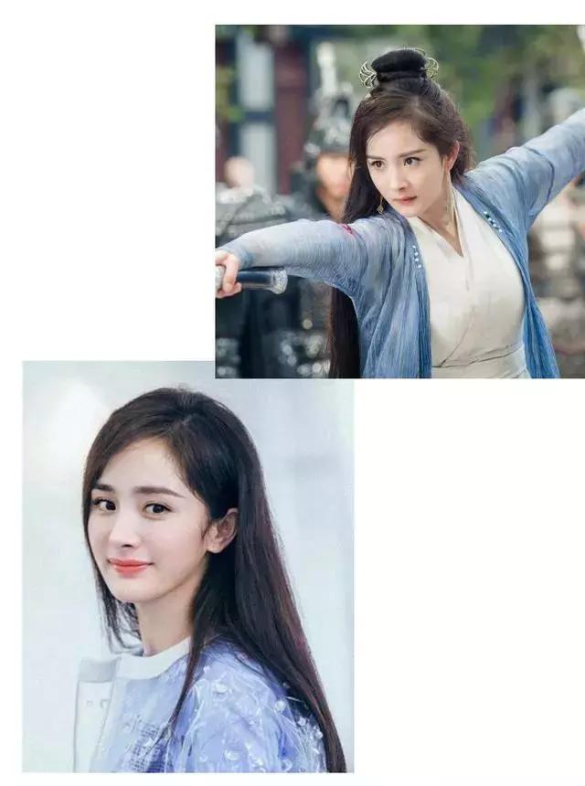 杨幂全脸脂肪填充图片,杨幂胎毛发际线教程