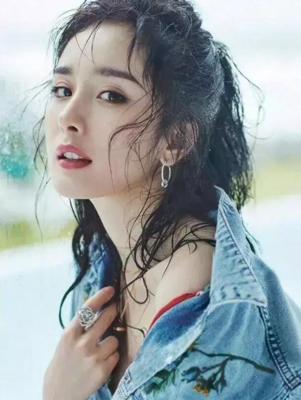 杨幂全脸脂肪填充图片,杨幂胎毛发际线教程