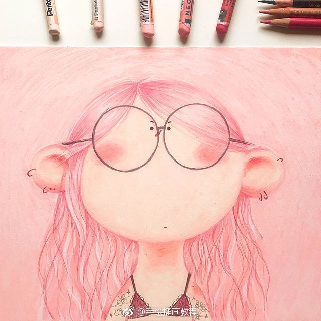 那些火遍全网的油画棒作品,分享一张油画棒照片