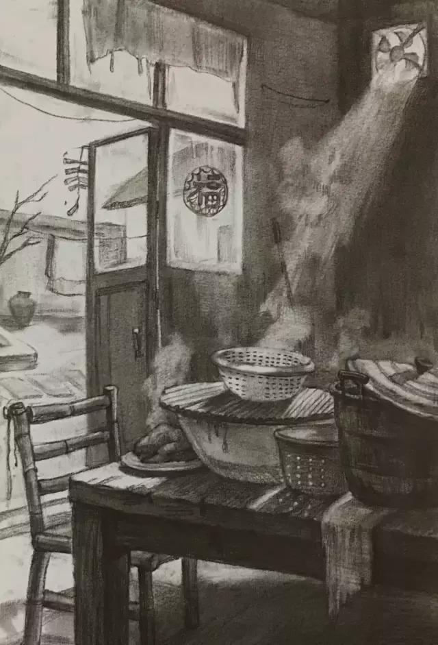 清华美院校考设计高分试卷,清华美院素描高分试卷