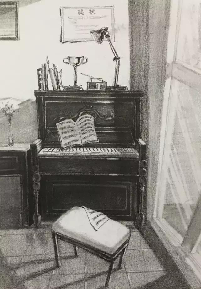 清华美院校考设计高分试卷,清华美院素描高分试卷