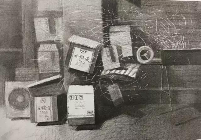 清华美院校考设计高分试卷,清华美院素描高分试卷