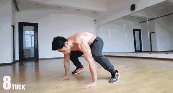 胸肌训练顺带练一下三头肌,徒手练胸肌跟肱二头肌