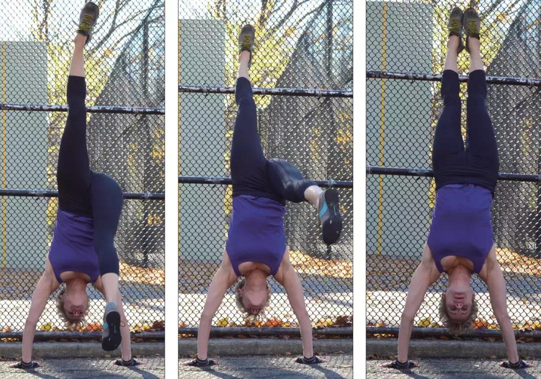 离墙倒立怎么掌握平衡,靠墙倒立该怎么倒上去