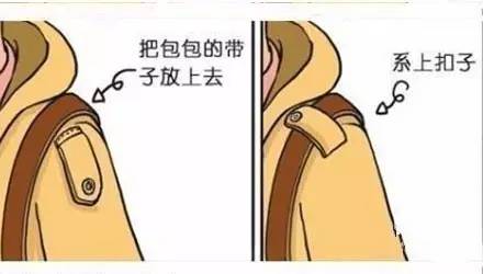 风衣肩上的扣子是怎么用的,风衣肩膀上的肩带作用