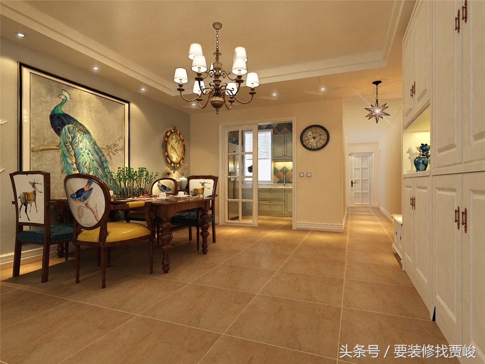 120平的龙之梦畅园美式风格效果图展示-沈阳装修公司-林凤装饰