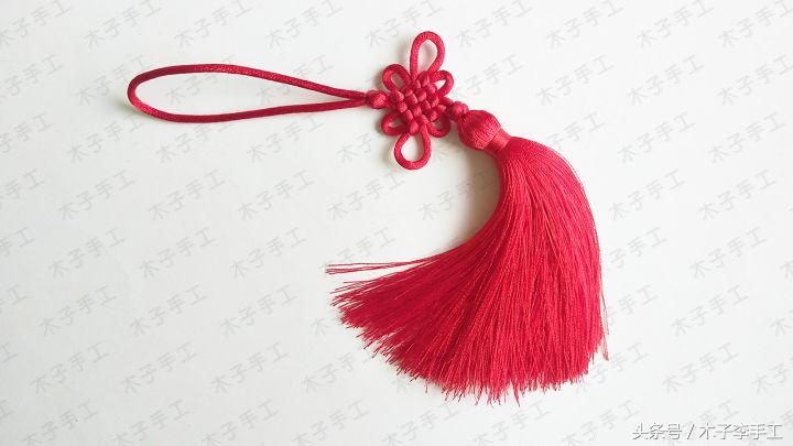 中国结小挂件简单编法,手工中国结挂饰简单又好看