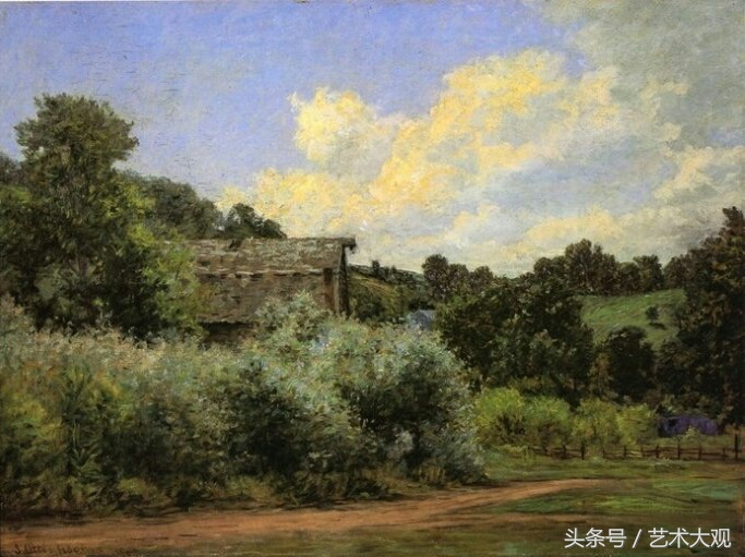 艺术大观油画,美国风景油画高清大图