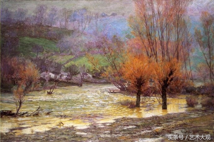 艺术大观油画,美国风景油画高清大图