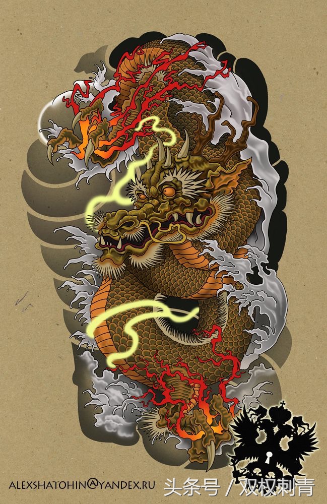 传统龙纹身图片大全,传统龙纹身图集推荐