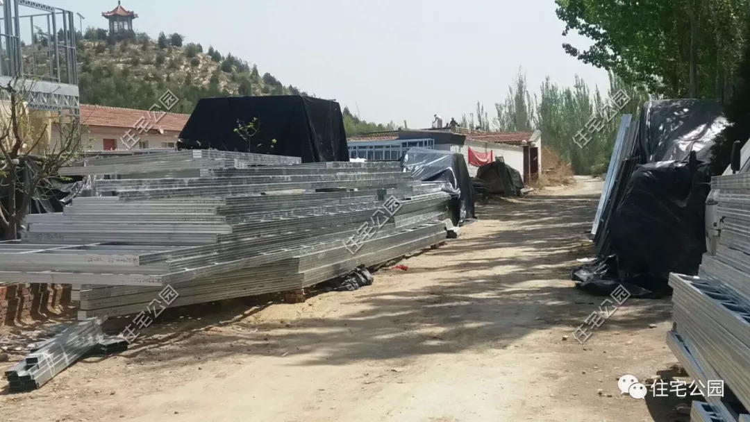 河北保定曲阳轻钢别墅,农村100平方10万元左右的轻钢别墅