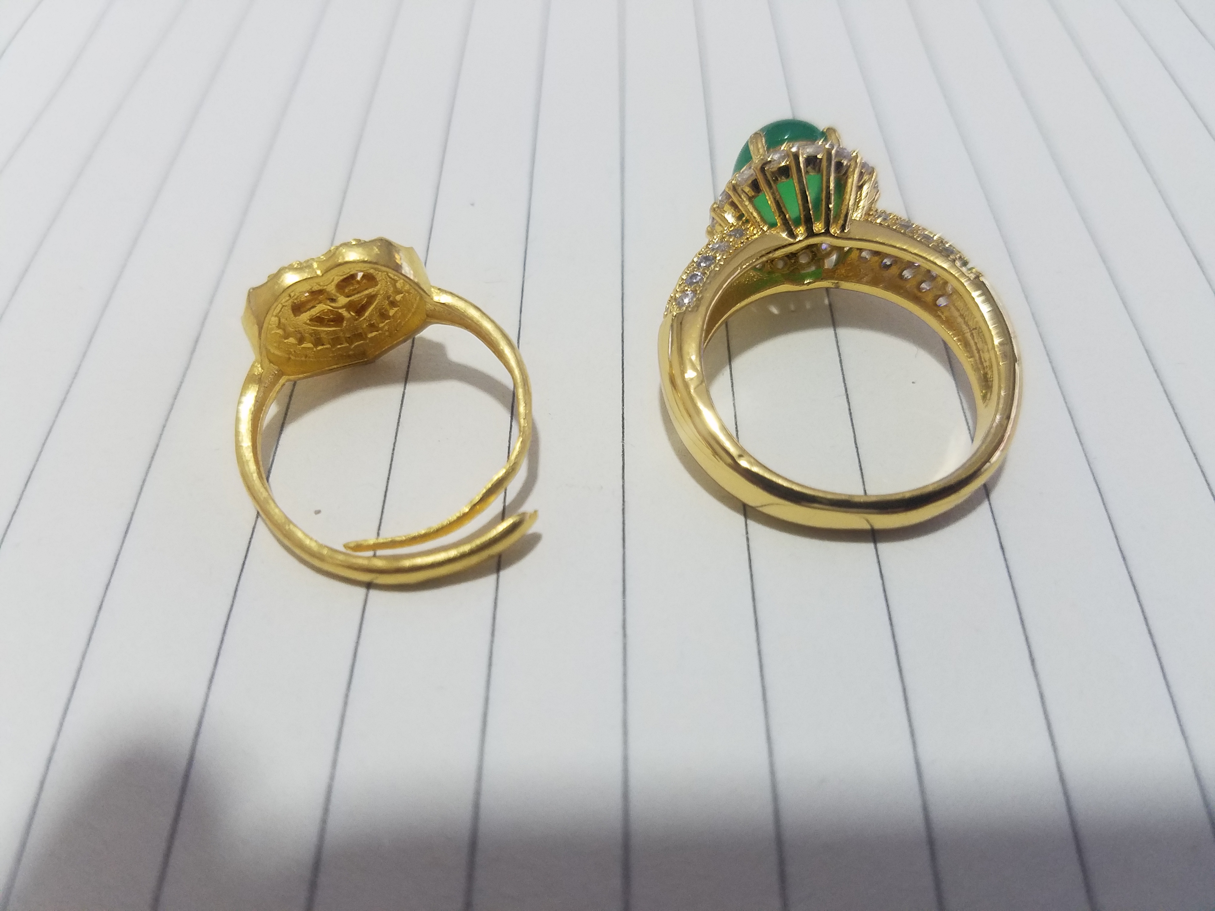 辨别黄金戒指真伪的六种方法,黄金戒指怎么辨别真假最简单