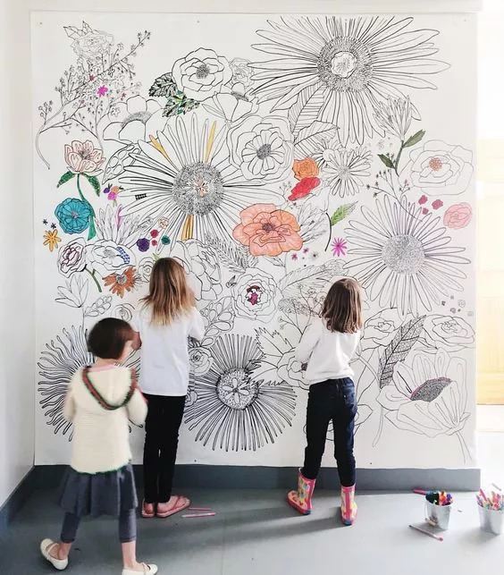 家周围的墙绘,家里的一处角落墙绘