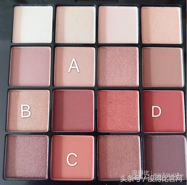 nyx16色眼影03画法,nyx16色眼影盘值不值得买