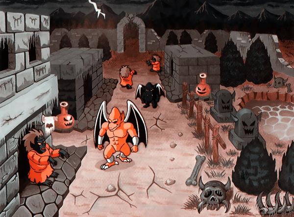 魔界村经典游戏,经典怀旧游戏大魔界村