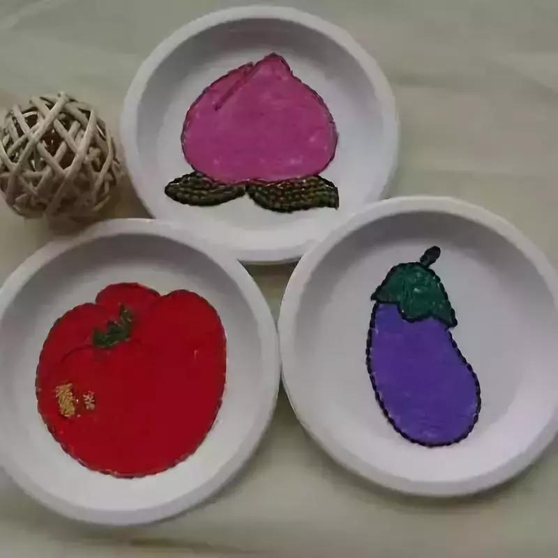 白纸盘手工制作图片大全创意,幼儿园手工作品十二生肖纸盘