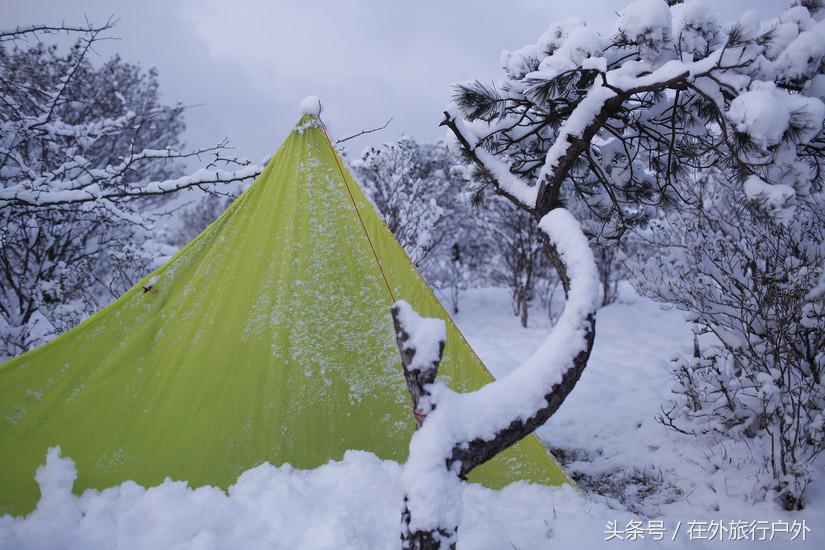 将轻量化进行到底——20L背包的千八雪地露营