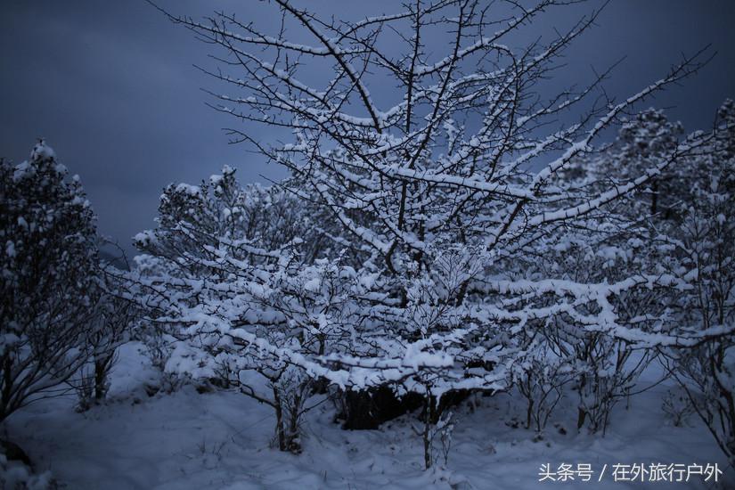 将轻量化进行到底——20L背包的千八雪地露营