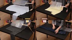 懒人叠衣服神器折衣板,懒人叠衣板10秒