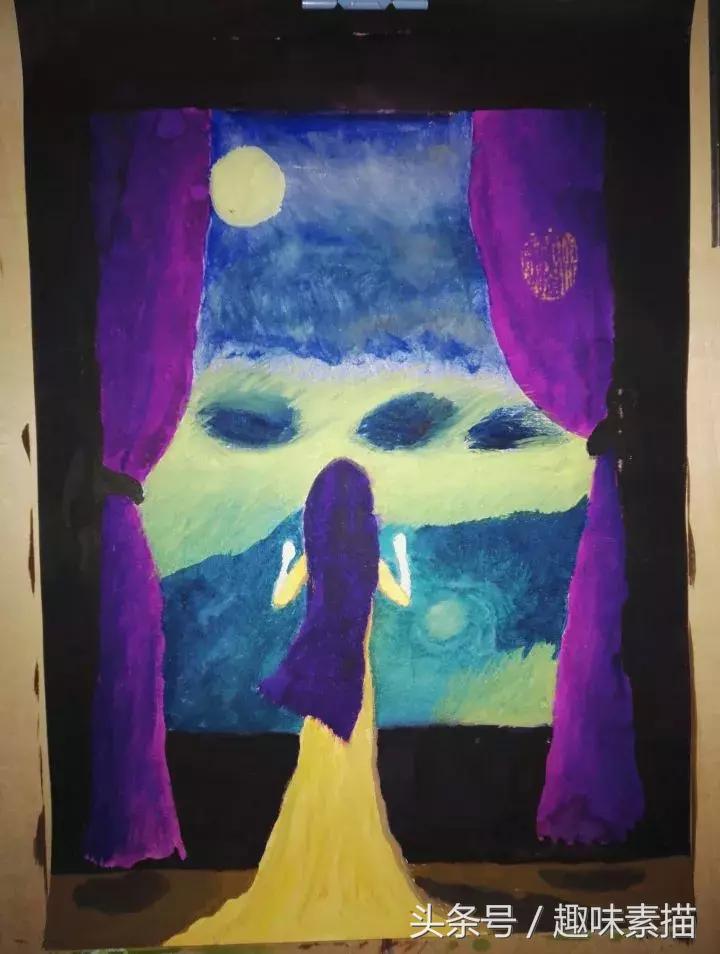 “老师你看我画得怎么样？”“你是魔鬼吗？滚！”