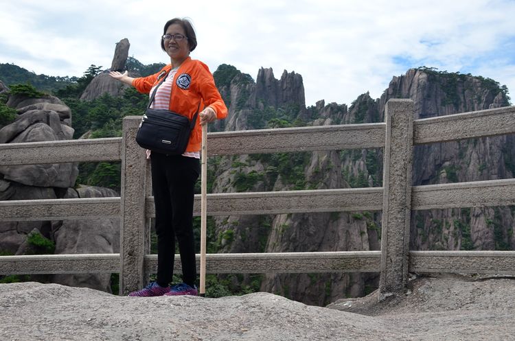 八月的黄山风景,独一无二的一品黄山