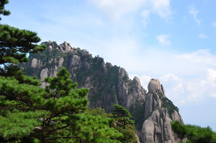 八月的黄山风景,独一无二的一品黄山