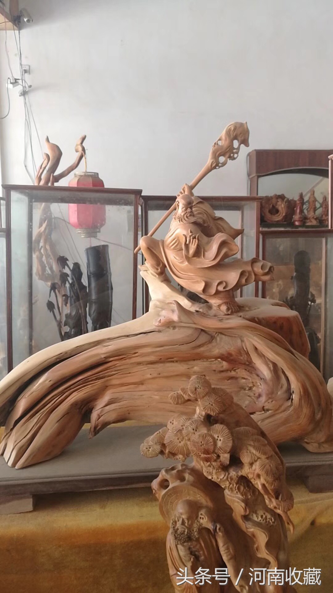 精品崖柏根雕大师级作品,史上最大的乌木根雕横空出世