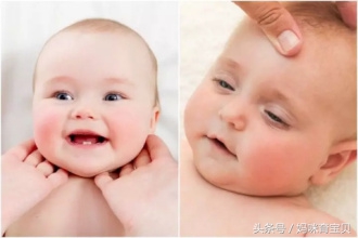 妈妈教孩子按摩脸部视频,婴儿按摩手法教程从上到下