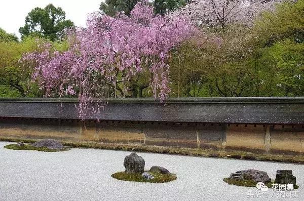 枯山水的造园手法,枯山水画法