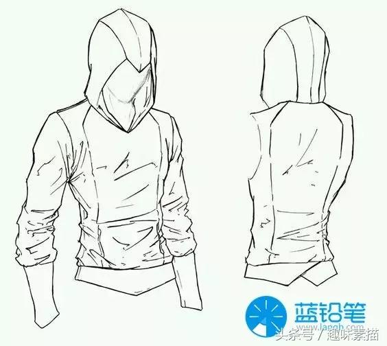 素描帽子正面的画法,回族男子的帽子画法