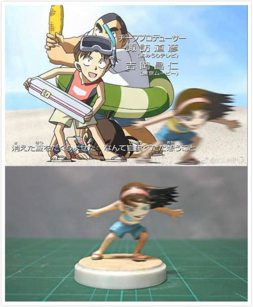 技术宅有多牛？粉丝完美还原柯南反光的眼镜和步美鬼畜的动作！