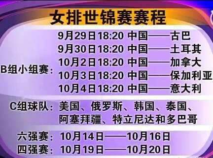 女排世锦赛央视直播,女排世锦赛cctv5直播女排比赛战况