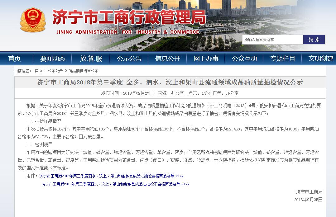 加油站油品不合格的案例,抽查到加油站不合格汽油怎么处理