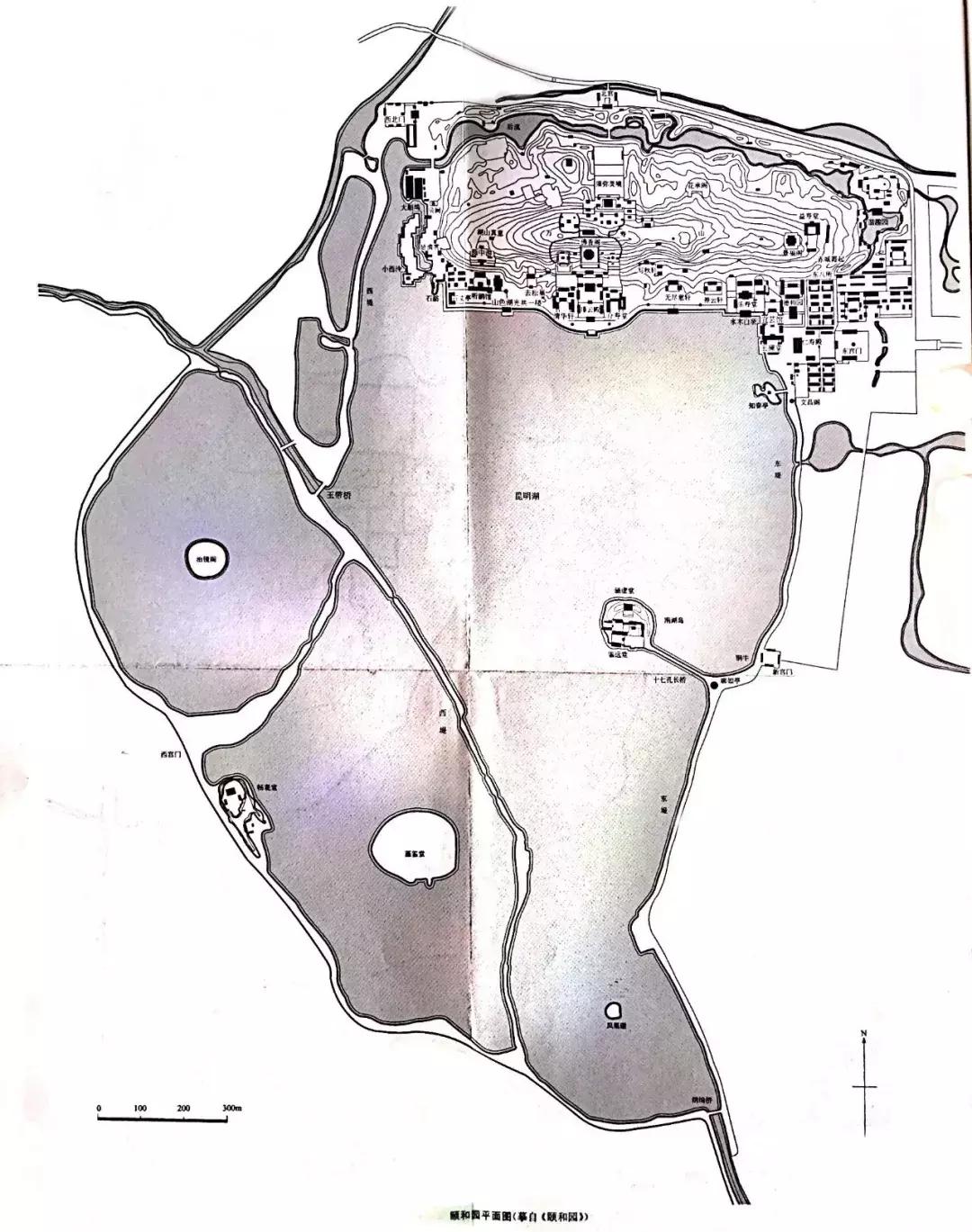 南北方园林造园,中式园林总平面