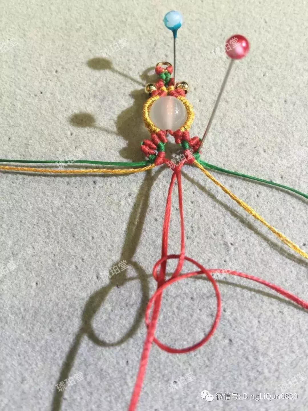 编绳教程铃铛,编绳教程防烫