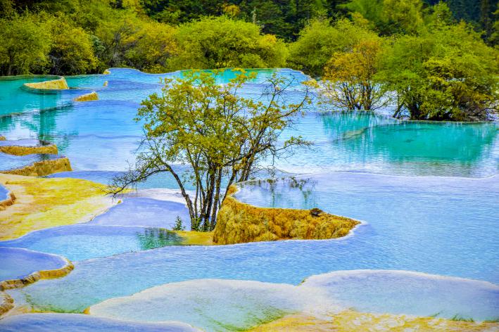 九寨和黄龙旅行,九寨黄龙峨眉乐山