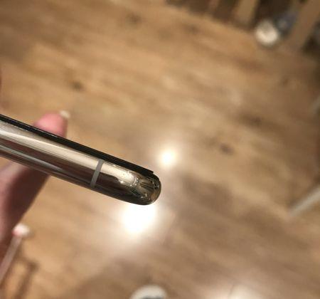 iphonex钢化膜黑边测试图,苹果x钢化膜划痕图