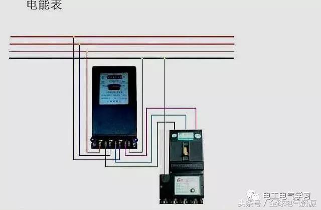 dts188型三相四线电表怎么接线图,电能表的2种接线方法