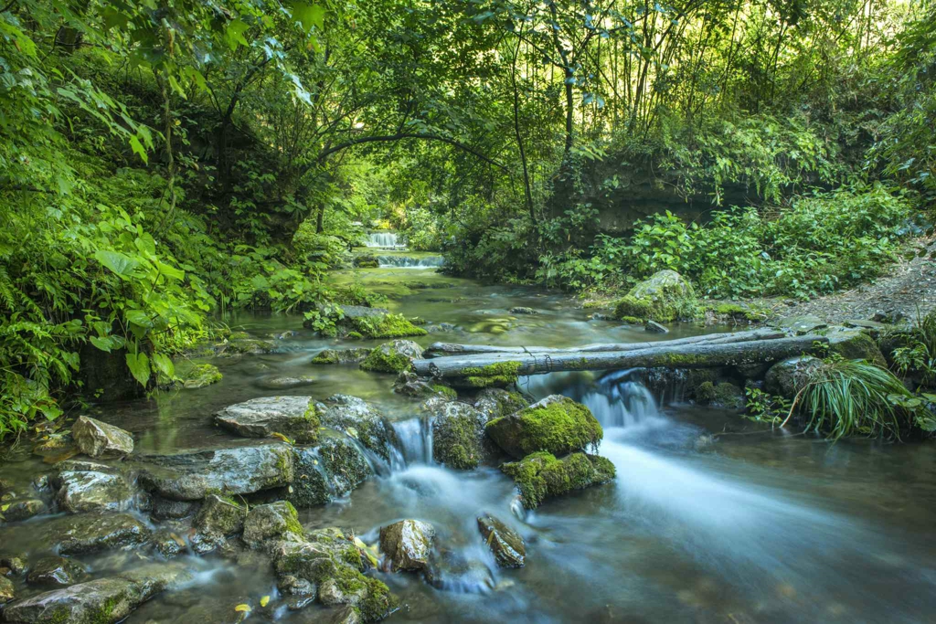 山泉瀑布打卡,山泉溪流旅游攻略